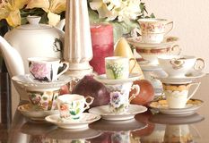 Granola with cherries and strawberries